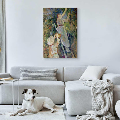 Leinwandbild - Berthe Morisot – The Cherry Picker