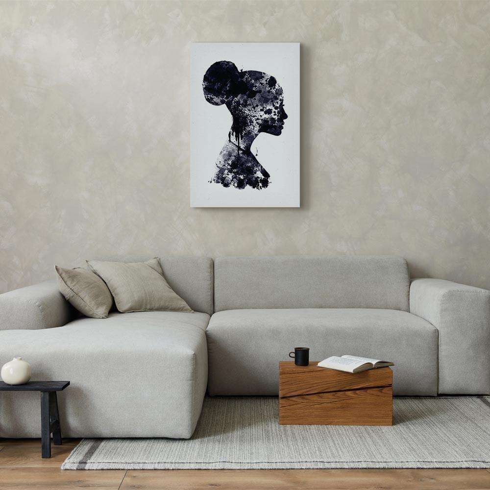 Leinwandbild - Abstract Profile (1 Part) Vertical