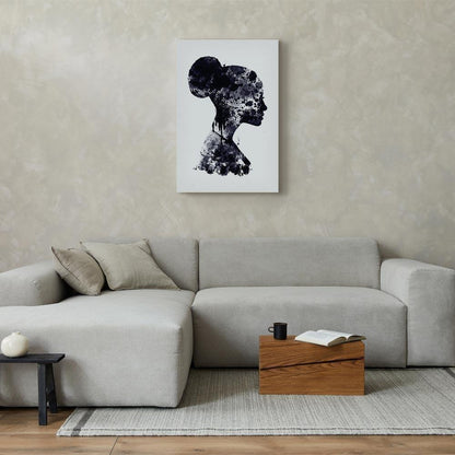 Leinwandbild - Abstract Profile (1 Part) Vertical