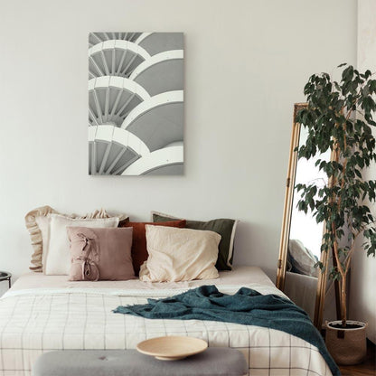 Leinwandbild - White Detail (1 Part) Vertical