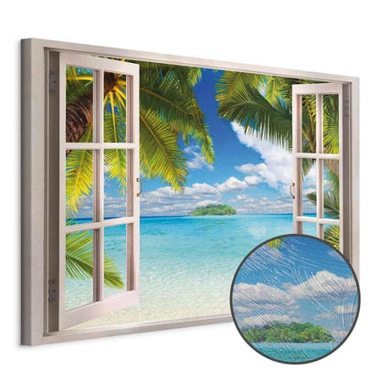 Leinwandbild - Window: Sea View