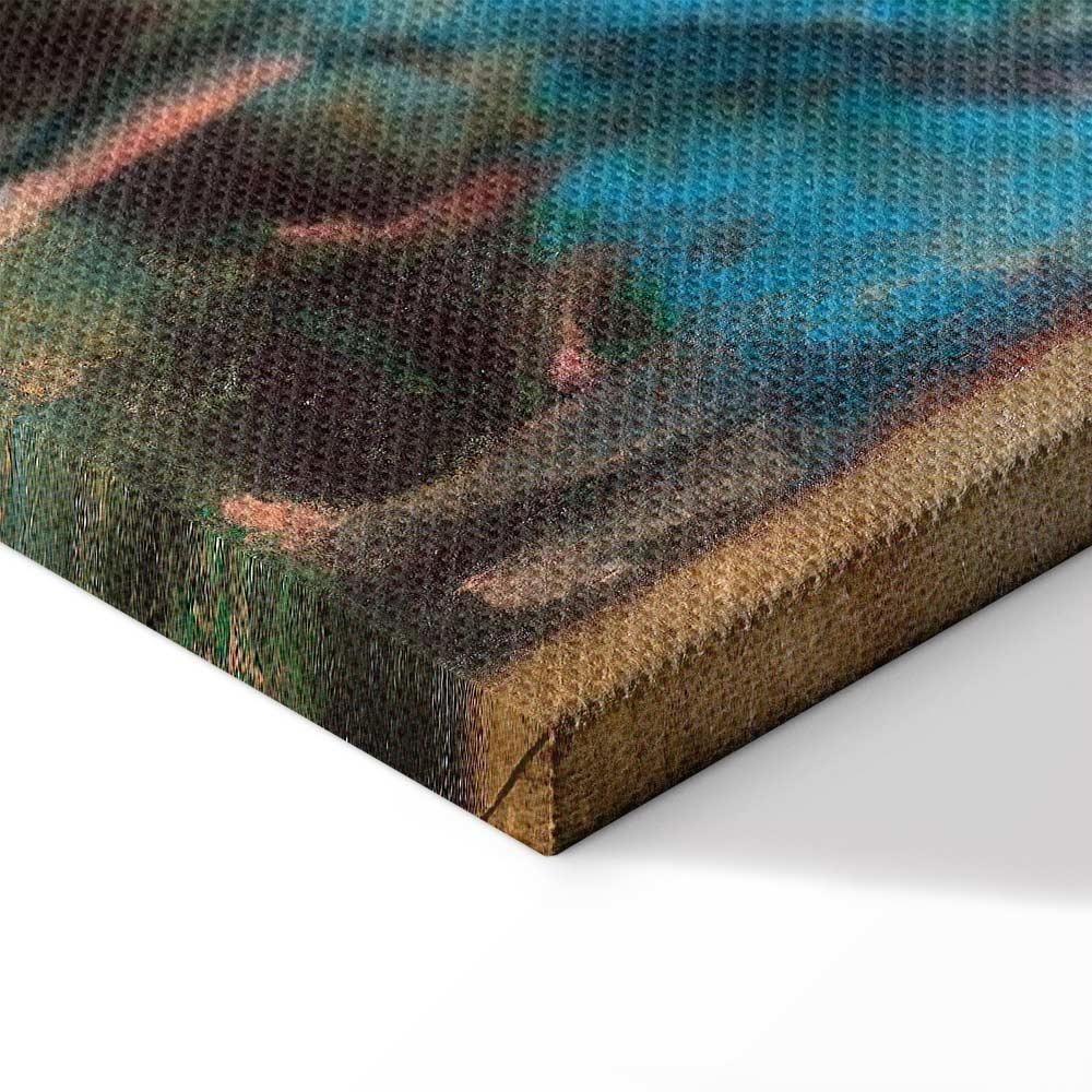 Leinwandbild - Edgar Degas – Blue Dancers