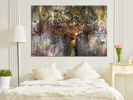 Leinwandbild - Gold Tree Artgeist