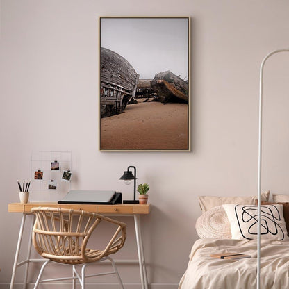 Leinwandbild - Abandoned Cutters (1 Part) Vertical