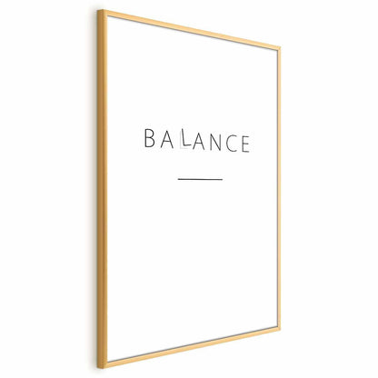 Poster - Balance Artgeist