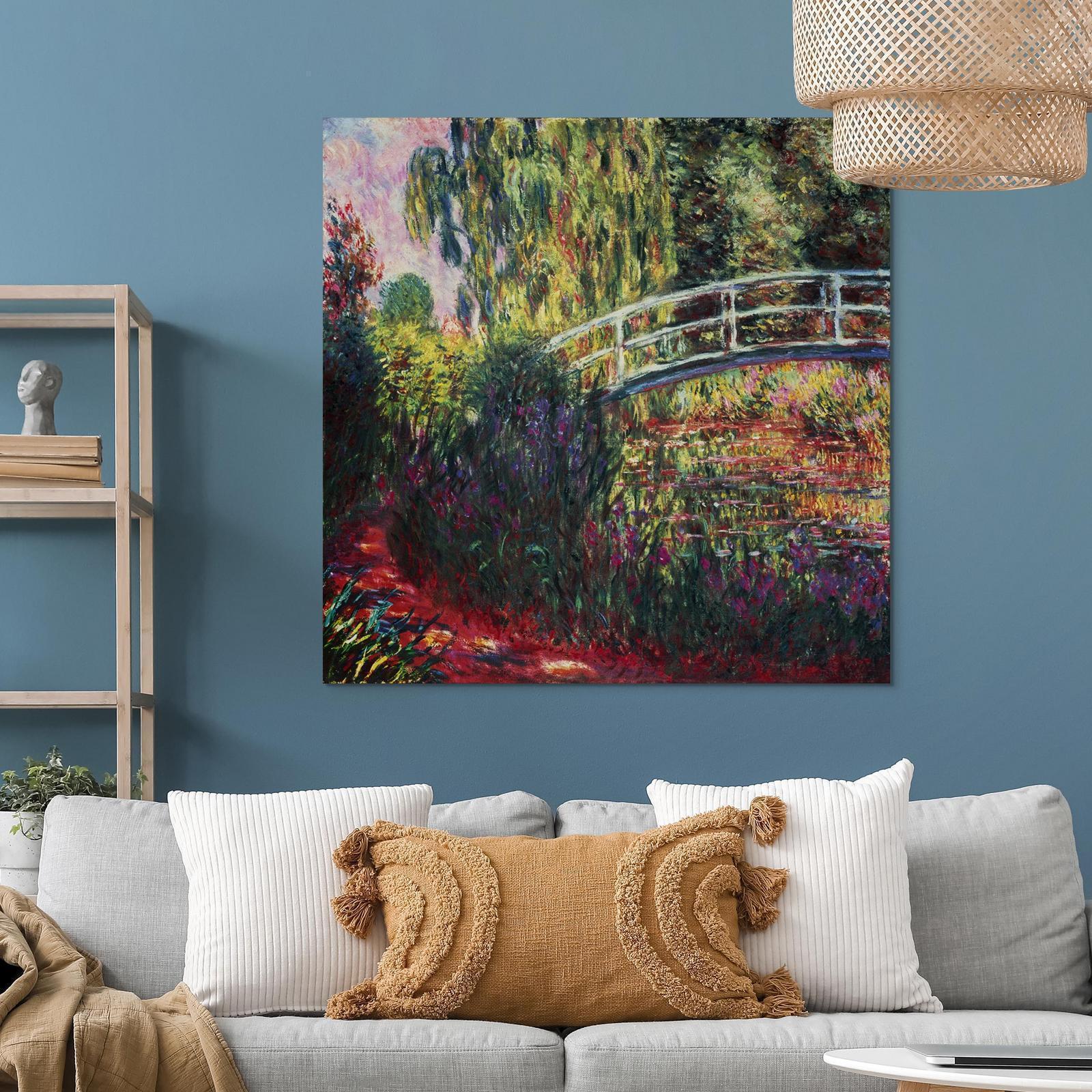 Leinwandbild - The Japanese Footbridge Artgeist