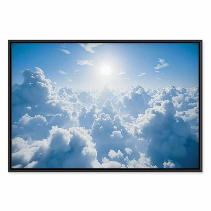 Leinwandbild - Heavenly Calm: Warm Rays of the Sun