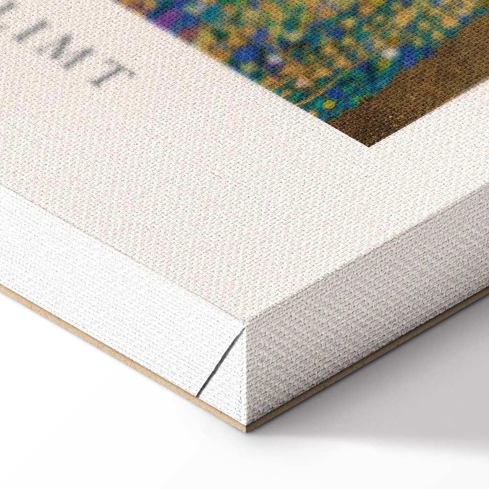 Leinwandbild - Gustav Klimt - The Kiss (1 Part) Vertical