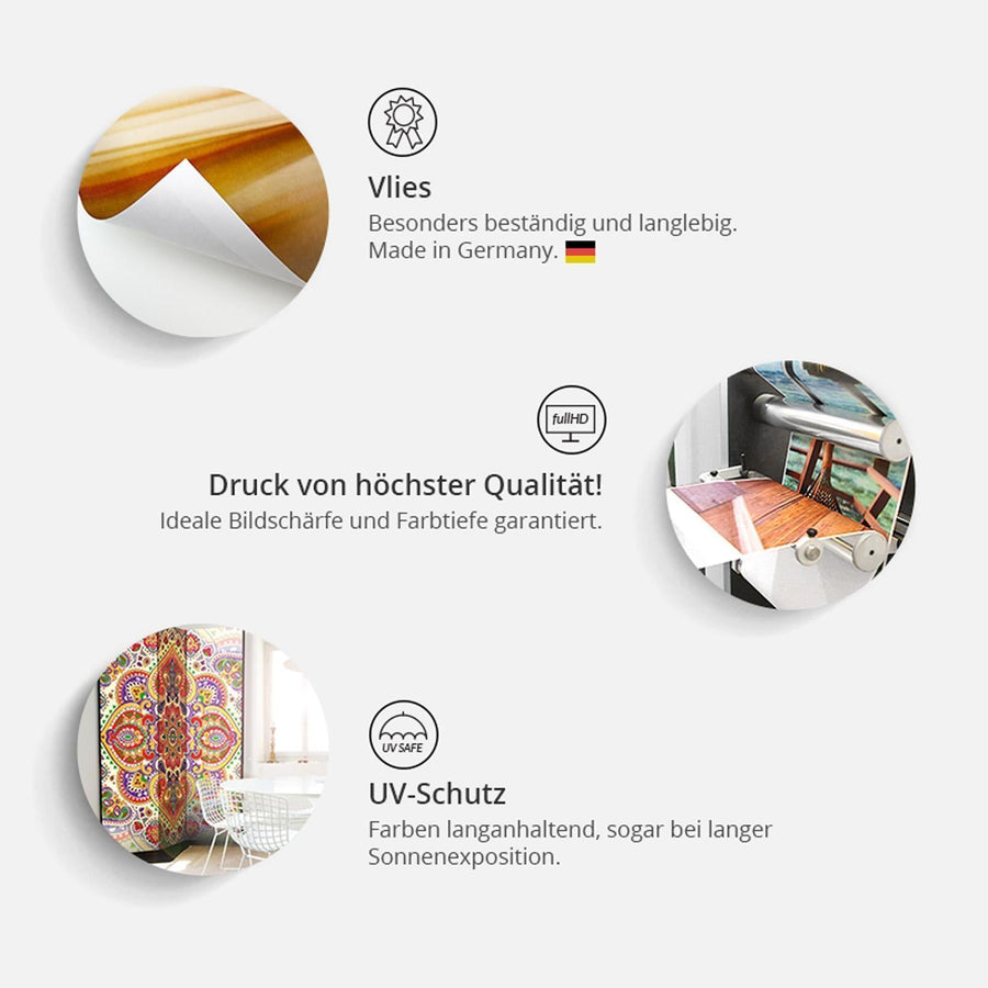 Paravent „Abstraktes Design II“ – 5-teiliger Raumteiler