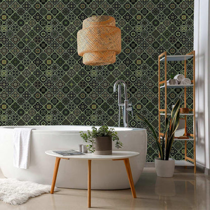 Tapete - Olive Mosaic