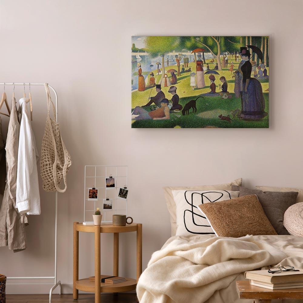 Leinwandbild - Georges Seurat – Sunday Afternoon on the Island of La Grande Jatte