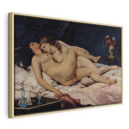 Leinwandbild - Gustave Courbet – Sleeping