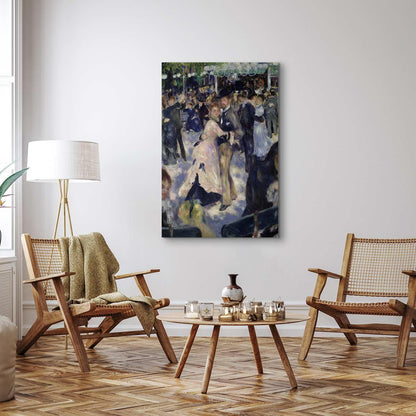 Leinwandbild - Pierre-Auguste Renoir – Le Moulin de la Galette, detail of the dancers