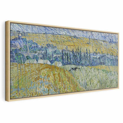 Leinwandbild - Vincent Van Gogh – Auvers in the Rain