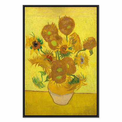 Leinwandbild - Vincent van Gogh – Still Life: Vase With Fifteen Sunflowers