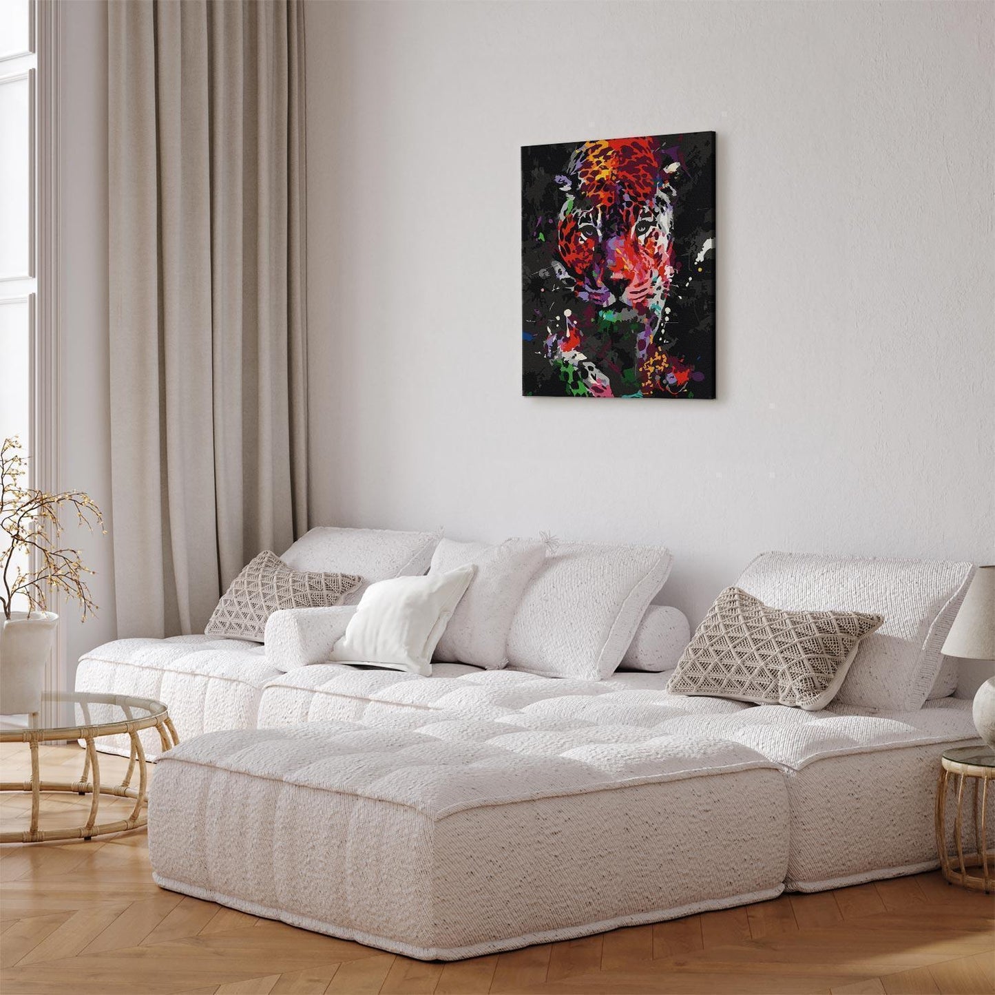 Malen nach Zahlen - Spotted Leopard