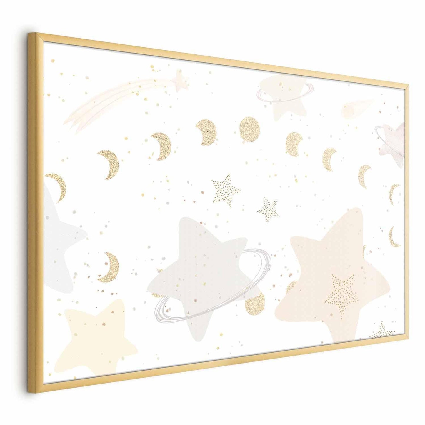 Poster - Moon and Stars