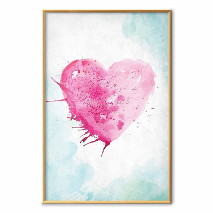 Poster - Watercolor Heart