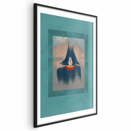 Poster - Couple on a Boat Artgeist