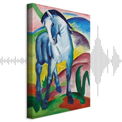 Leinwandbild - Franz Marc – Blue Horse
