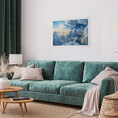 Poster - Symphony of Light: Sun and Clouds Playing Together on a Beautiful Sky