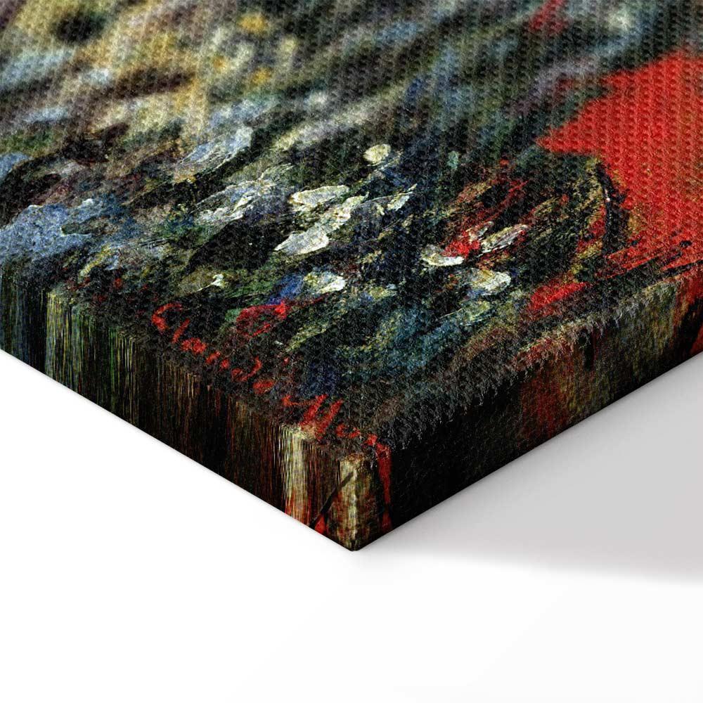 Leinwandbild - Claude Monet – The Rue Montorgueil in Paris, Celebration of June 30, 1882