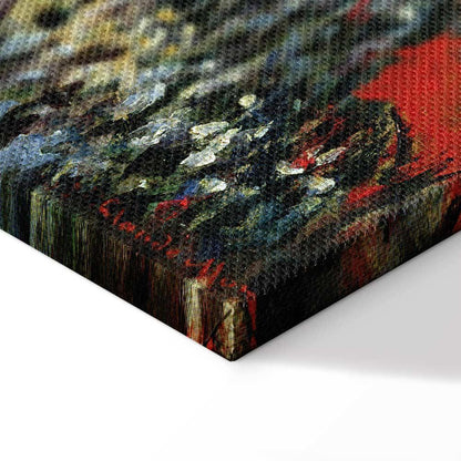 Leinwandbild - Claude Monet – The Rue Montorgueil in Paris, Celebration of June 30, 1882