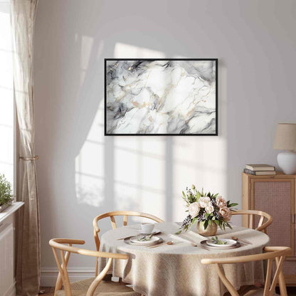 Leinwandbild - Elegant marble – stone structures in neutral colours