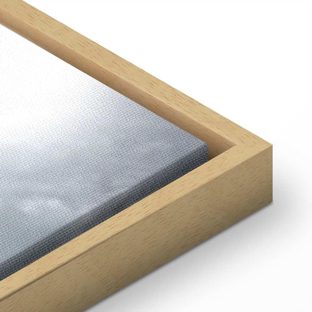 Leinwandbild - Sun Over Clouds (1-part) - Sky Reflection in Water Field