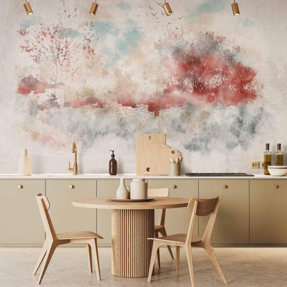 Fototapete - Autumn Lake