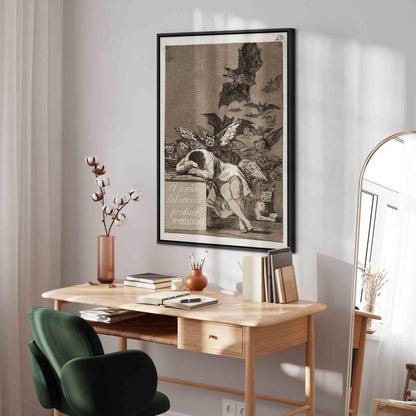 Leinwandbild - Francisco Goya – The Sleep of Reason Produces Monsters