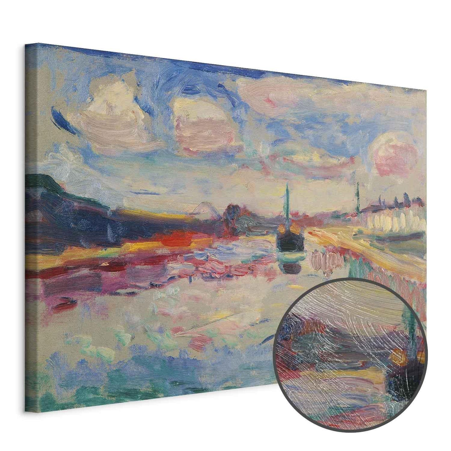 Leinwandbild - Henri Matisse – Canal du Midi