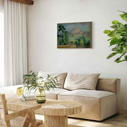 Leinwandbild - Paul Cézanne – Mount Saint Victoria