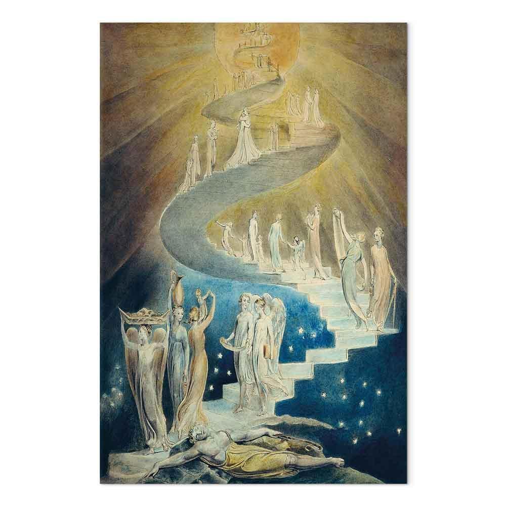 Leinwandbild Jakobsleiter William Blake – Religiöse Kunstgeschichte