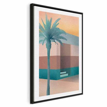 Leinwandbild - Pastel Alley (1 Part) Vertical