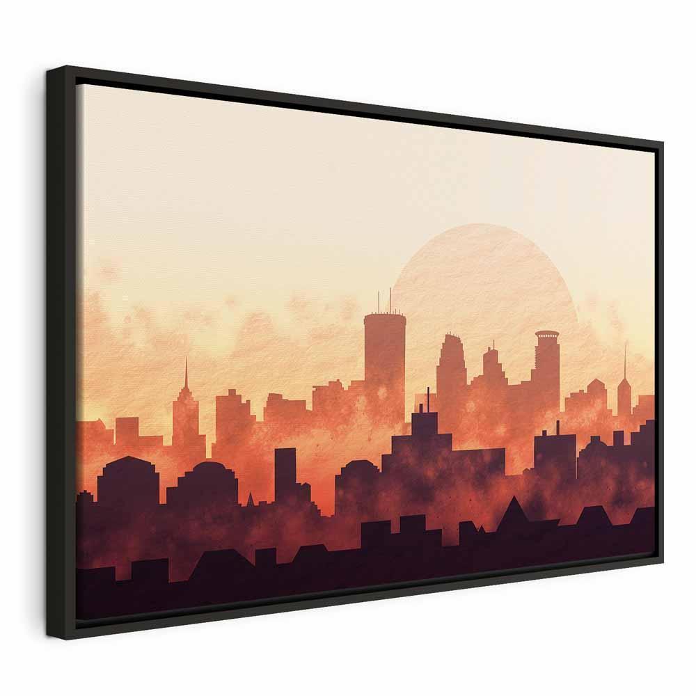 Leinwandbild - Heat of the City (1 Part) Wide