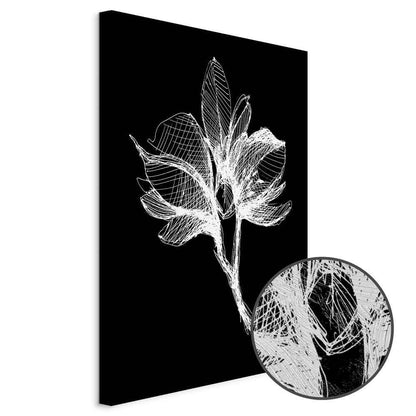 Leinwandbild - Night Flower (1 Part) Vertical