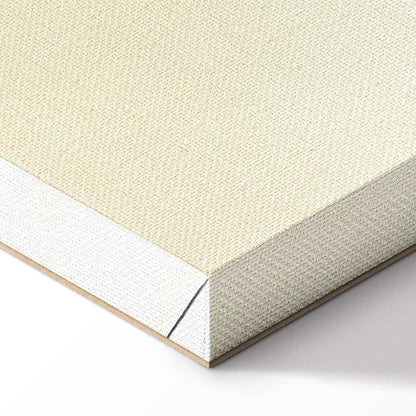 Leinwandbild - Bright Night - Moon Accompanied by Many Stars on a Light Background