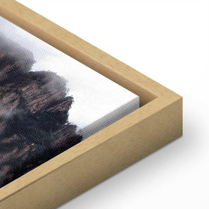 Leinwandbild - Heart of Mountain Landscape (1-part) - Clouds Amid Rocks