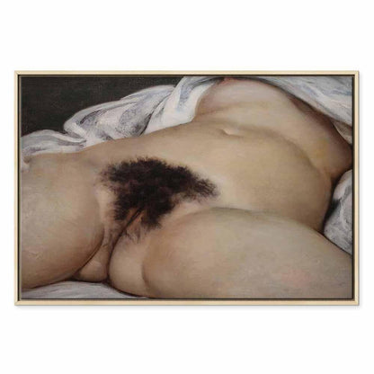 Leinwandbild - Gustave Courbet – The Origin of the World