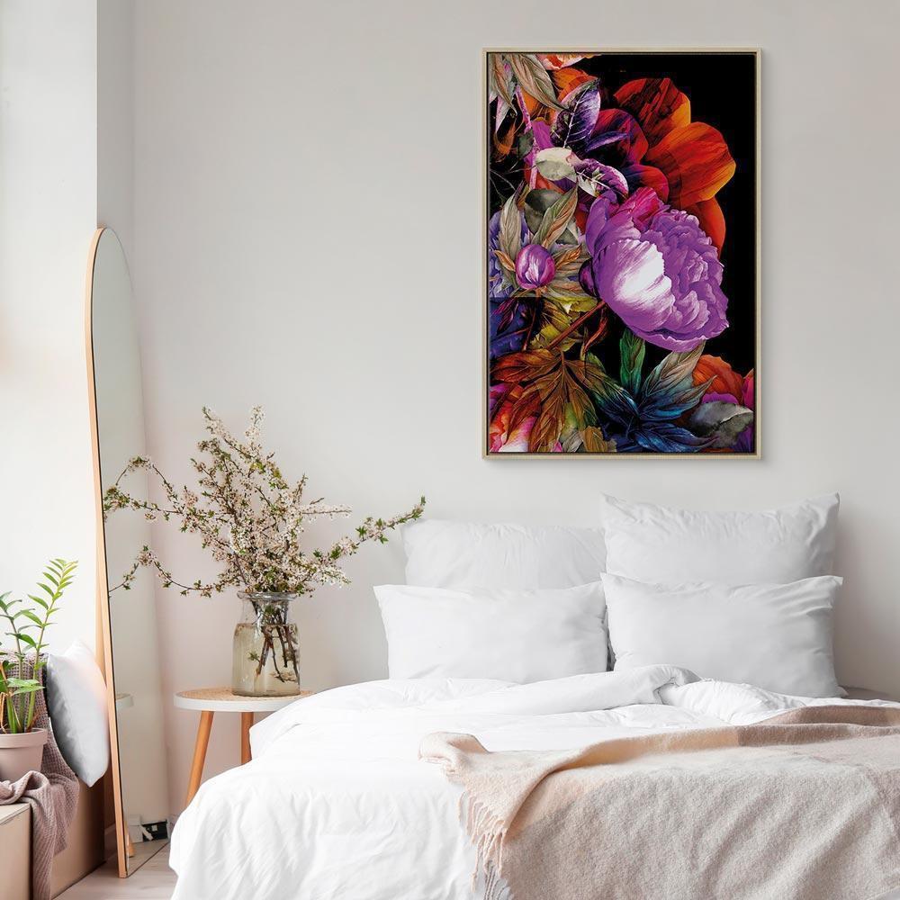 Leinwandbild - Nature in Summer Hues (1-part) - Flower Garden of Inspiration