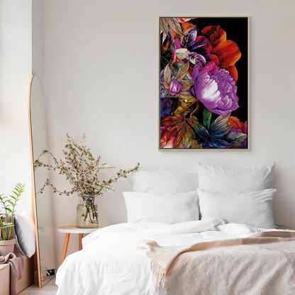 Leinwandbild - Nature in Summer Hues (1-part) - Flower Garden of Inspiration