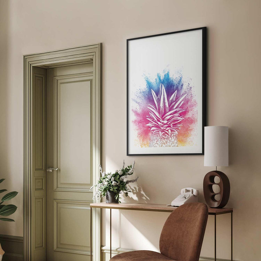 Poster - Colorful Pineapple Artgeist