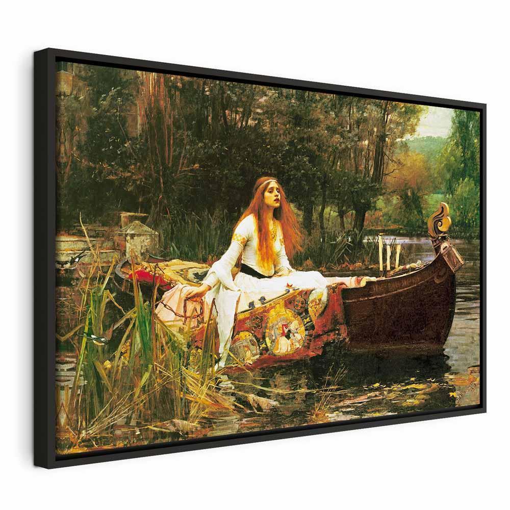 Leinwandbild - John William Waterhouse – The Lady of Shalott