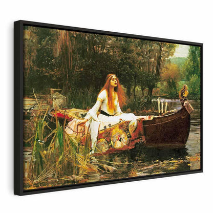 Leinwandbild - John William Waterhouse – The Lady of Shalott