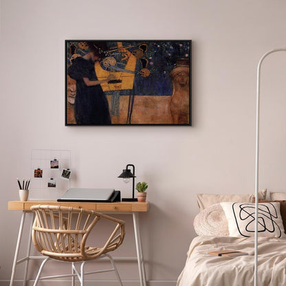 Leinwandbild - Gustav Klimt – Music