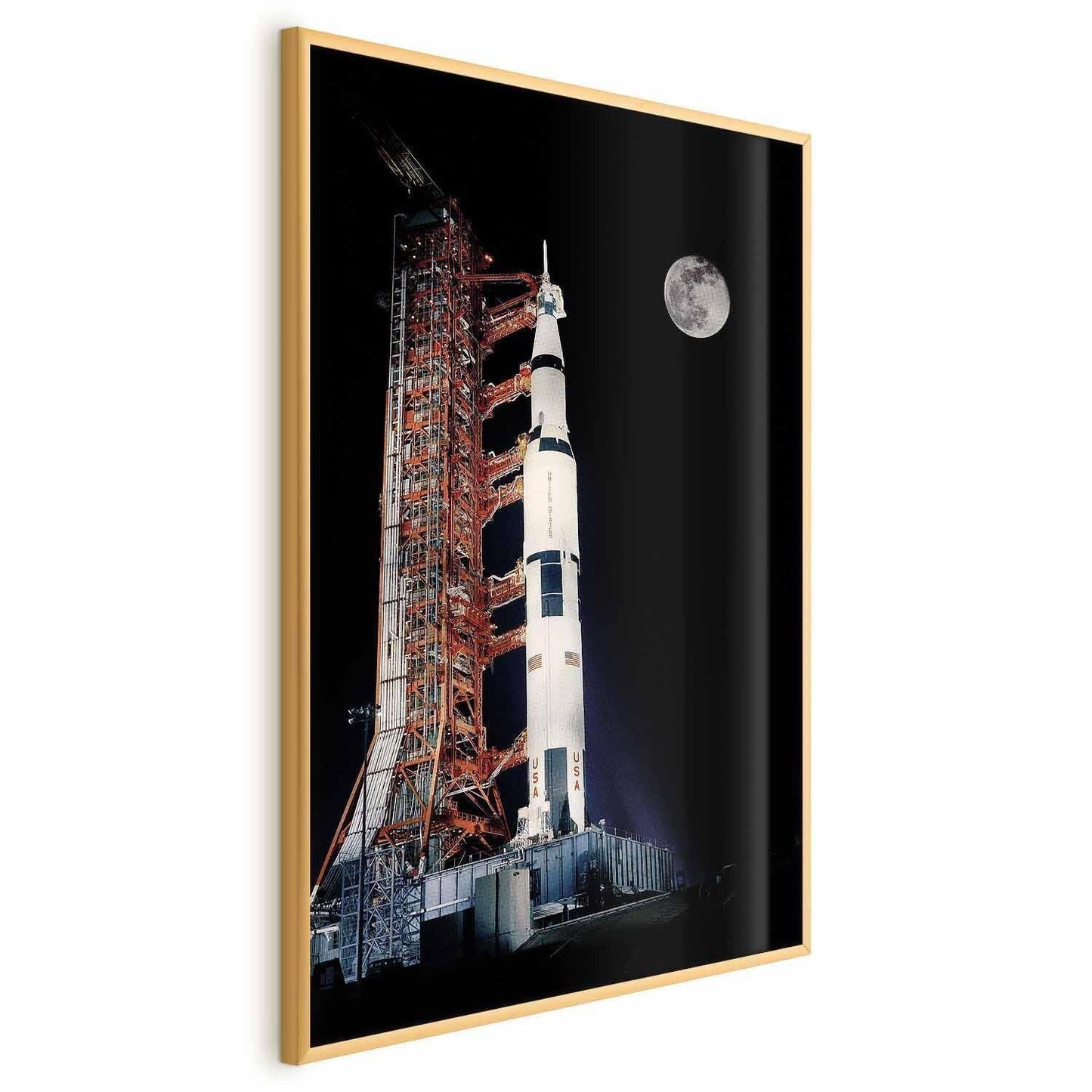 Poster Raketenstart – Aufbruch ins Weltall in spektakulärer Szene