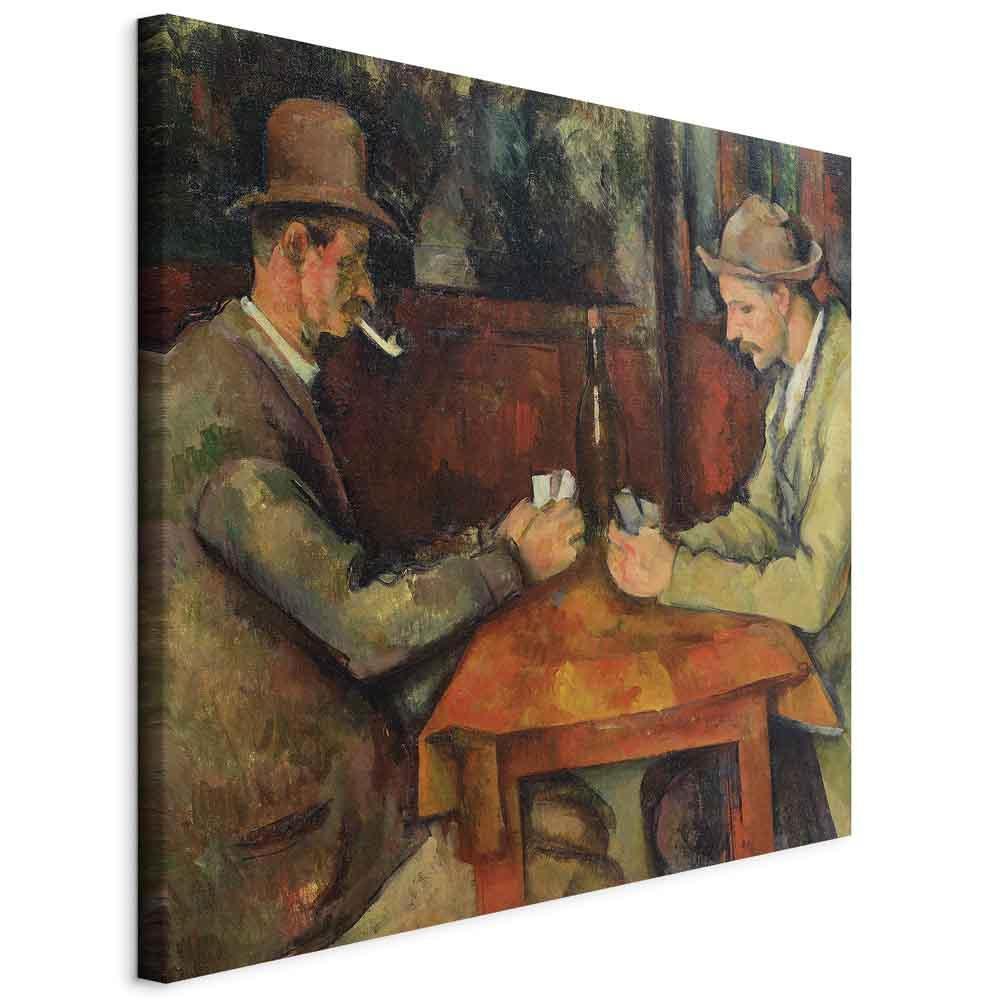 Leinwandbild - Paul Cézanne – The Card Players