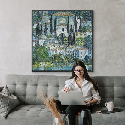 Leinwandbild - Gustav Klimt – Church in Casson