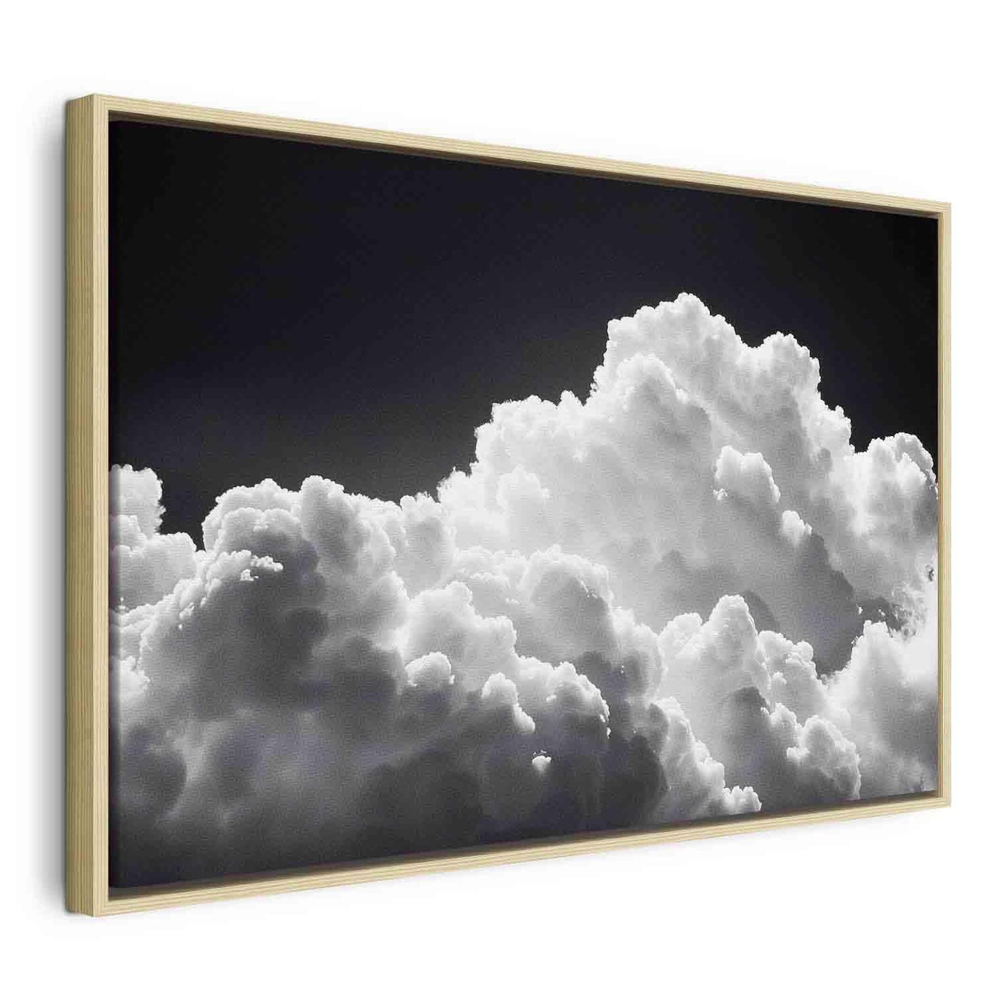 Leinwandbild - Discover the Endless Play of Sunlight – Clouds and Shadows in the Sky Artgeist